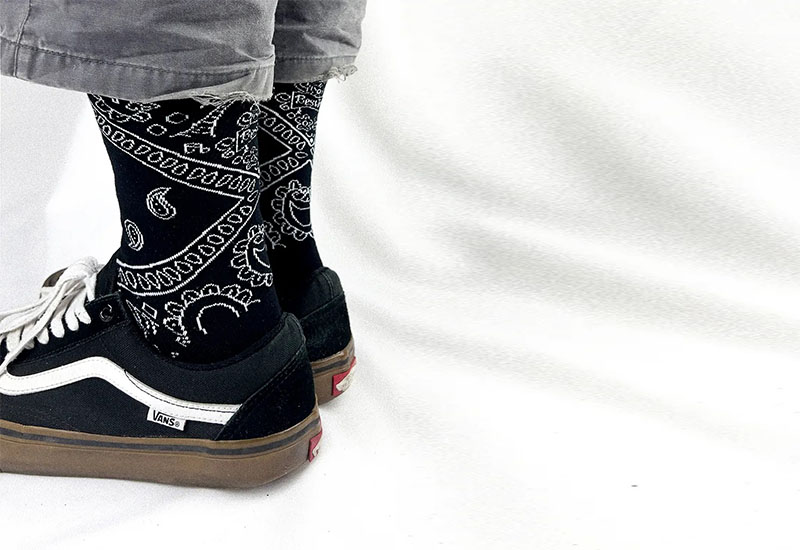 變形蟲-黑 厚襪款(2種尺寸) 